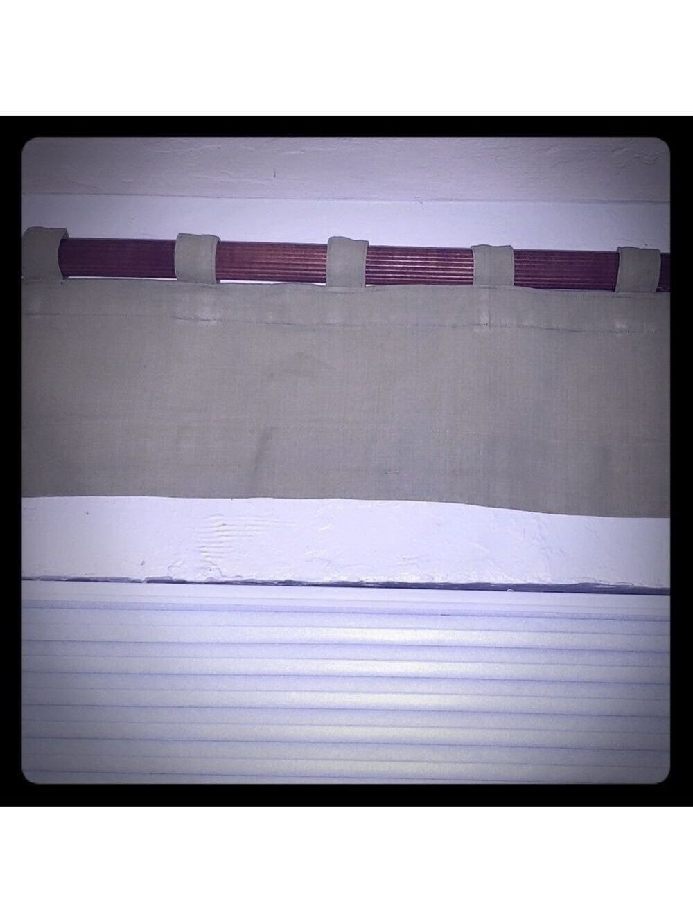 Seafoam Green Window Valance